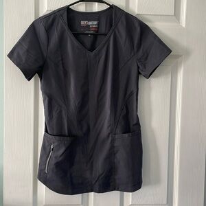 Grey’s Anatomy Women’s Scrub Top in Steel Gray
